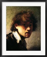 Head of a Young Man or Self Portrait, 1629 Fine Art Print