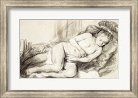 Reclining Female Nude Fine Art Print