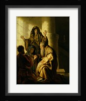 Simeon and Hannah in the Temple, c.1627 Fine Art Print