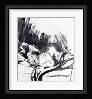 Sick woman in a bed Fine Art Print