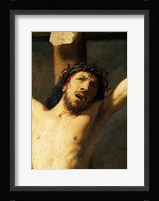 Christ on the Cross, detail of the head Fine Art Print