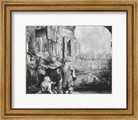 St. Peter and St. John at the Entrance to the Temple, 1649 Fine Art Print