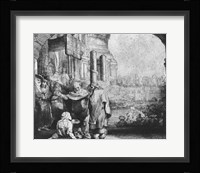 St. Peter and St. John at the Entrance to the Temple, 1649 Fine Art Print