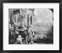 St. Peter and St. John at the Entrance to the Temple, 1649 Fine Art Print