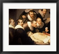 The Anatomy Lesson of Dr. Nicolaes Tulp, 1632 (detail) Fine Art Print