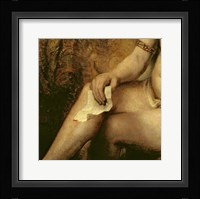 Bathsheba Bathing, 1654 (lower detail) Fine Art Print