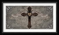 Cross with Wings Fine Art Print