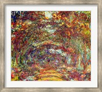 The Rose Path, Giverny, 1920-22 Fine Art Print