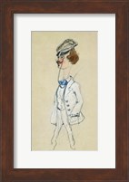 Young Man with a Monocle, 1857 Fine Art Print