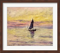 The Sailing Boat, Evening Effect, 1885 Fine Art Print