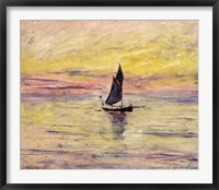 The Sailing Boat, Evening Effect, 1885 Fine Art Print