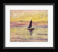 The Sailing Boat, Evening Effect, 1885 Fine Art Print