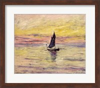 The Sailing Boat, Evening Effect, 1885 Fine Art Print