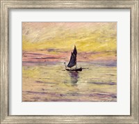 The Sailing Boat, Evening Effect, 1885 Fine Art Print