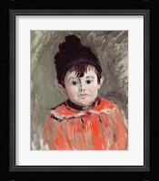 Michel Monet Wearing a Bobble Hat Fine Art Print