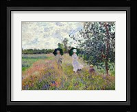 Promenade near Argenteuil, 1873 Fine Art Print
