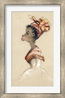 Black Woman Wearing a Headscarf, 1857 Fine Art Print
