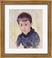 Michel Monet in a Blue Jumper Fine Art Print