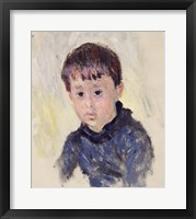 Michel Monet in a Blue Jumper Fine Art Print