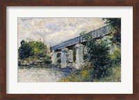 Railway Bridge at Argenteuil, 1874 Fine Art Print