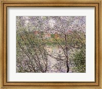 The Banks of the Seine or, Spring through the Trees Fine Art Print