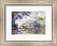 The Seine at Giverny, 1885 Fine Art Print