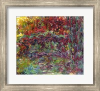 The Japanese Bridge at Giverny - abstract Fine Art Print