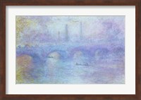 Waterloo Bridge, Effect of Fog, 1903 Fine Art Print