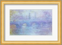 Waterloo Bridge, Effect of Fog, 1903 Fine Art Print