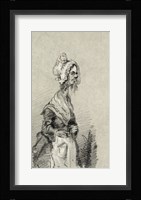 Old Woman from Normandy in Profile, 1857 Fine Art Print