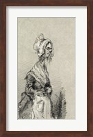 Old Woman from Normandy in Profile, 1857 Fine Art Print