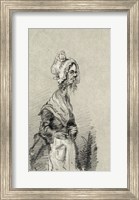 Old Woman from Normandy in Profile, 1857 Fine Art Print