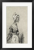 Old Woman from Normandy in Profile, 1857 Fine Art Print