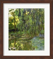 Weeping Willows, The Waterlily Pond at Giverny, c.1918 Fine Art Print