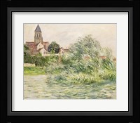 The Church and the Seine at Vetheuil, 1881 Fine Art Print