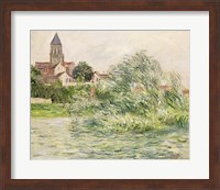 The Church and the Seine at Vetheuil, 1881 Fine Art Print