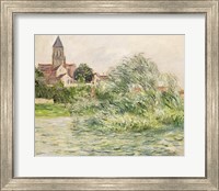 The Church and the Seine at Vetheuil, 1881 Fine Art Print