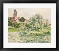 The Church and the Seine at Vetheuil, 1881 Fine Art Print