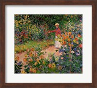 Garden at Giverny, 1895 Fine Art Print