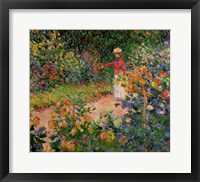 Garden at Giverny, 1895 Fine Art Print