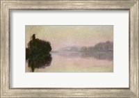 The Seine at Port-Villez, Evening Effect, 1894 Fine Art Print