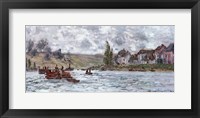 Village de Lavacourt, pres de Vetheuil, 1878 Fine Art Print