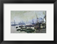 Boats in the Pool of London, 1871 Fine Art Print