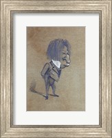 Caricature of Jules Husson 'Champfleury' Fine Art Print