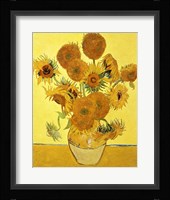 Sunflowers, 1888 yellow Framed Print