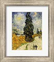 Road with Cypresses, 1890 Fine Art Print