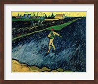 The Sower, 1888 - walking Fine Art Print