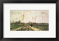 Landscape with a Church and Houses, Nuenen, 1885 Fine Art Print