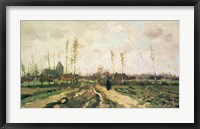 Landscape with a Church and Houses, Nuenen, 1885 Fine Art Print