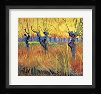 Pollarded Willows and Setting Sun, 1888 Fine Art Print